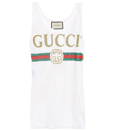 gucci net tank top